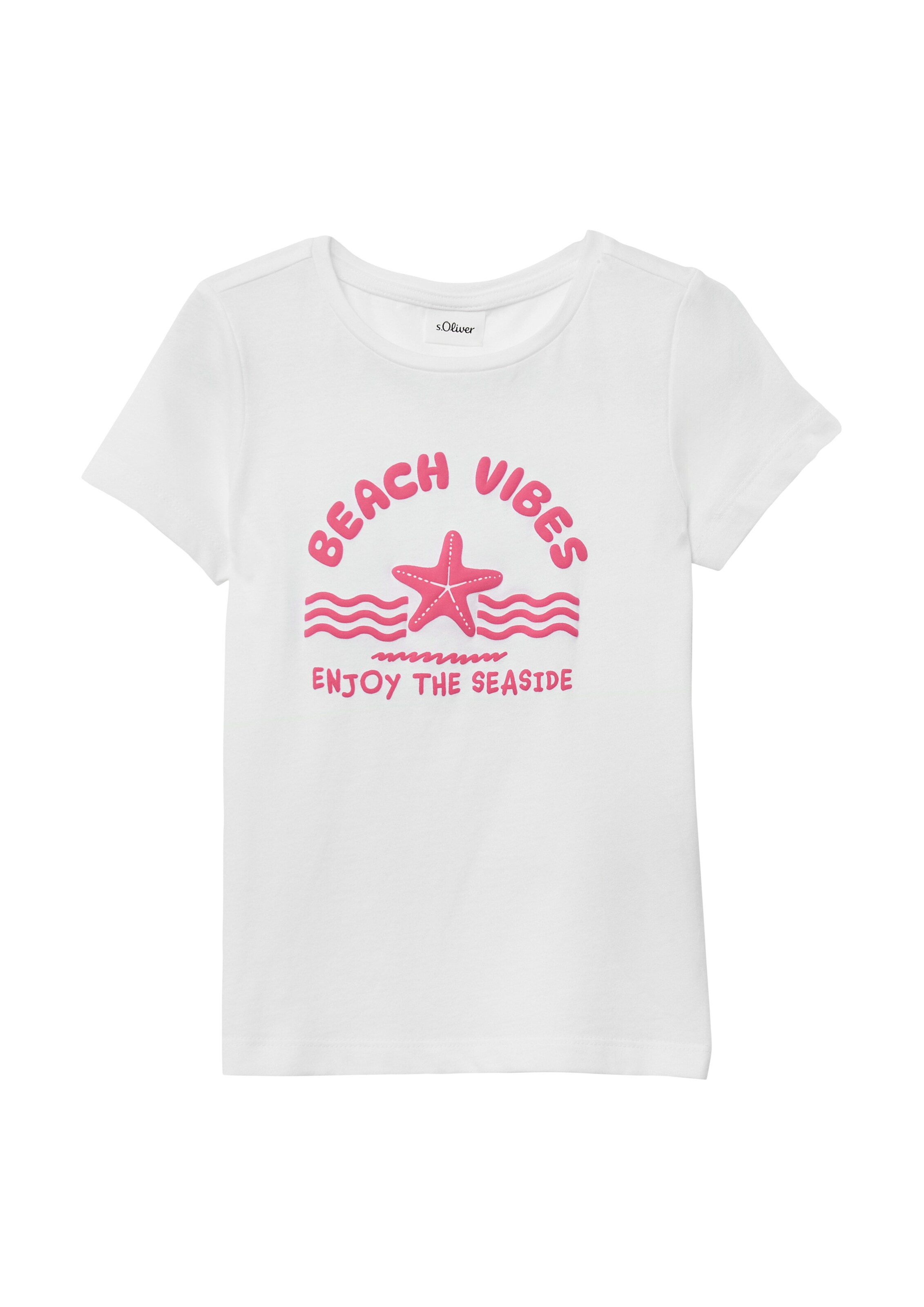 s.Oliver T-Shirt in Weiß: Vorderseite