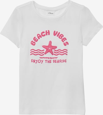 s.Oliver T-Shirt in Weiß: Vorderseite