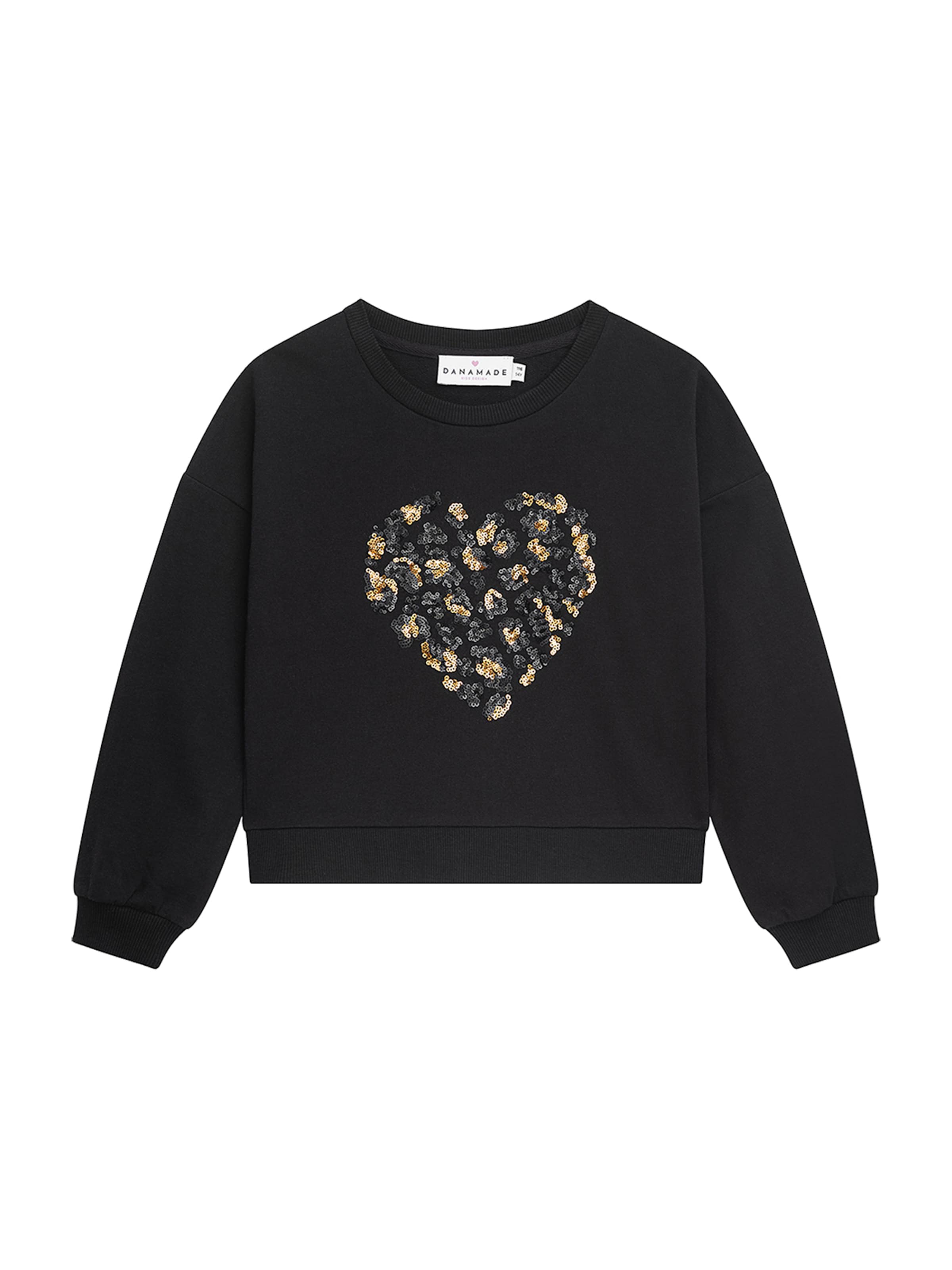 juoda Danamade Megztinis be užsegimo: priekis