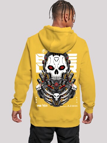 F4NT4STIC Sweatshirt 'Bone Cyber' in Gelb