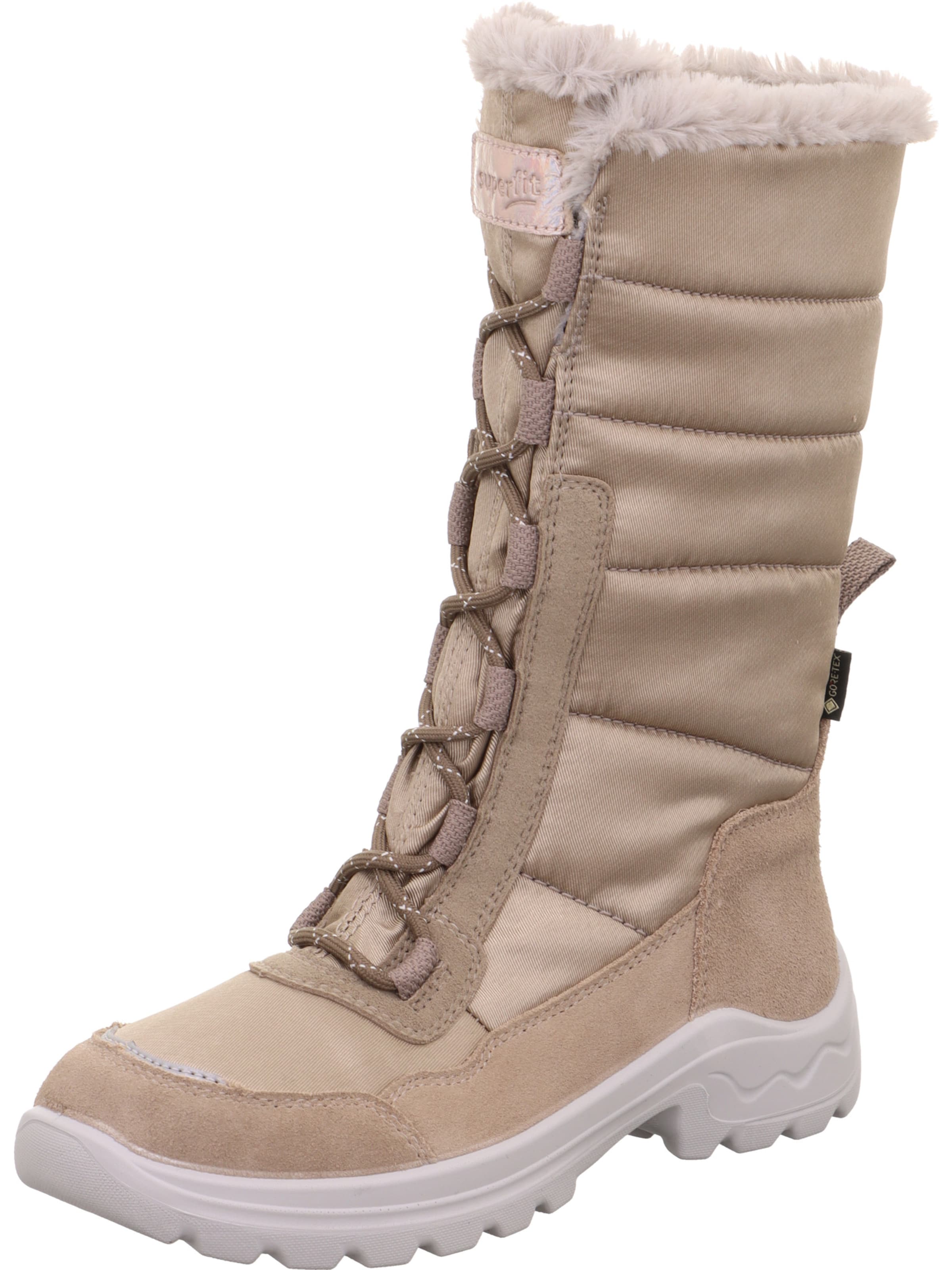 SUPERFIT Snow Boots 'Aurora' in Beige: front