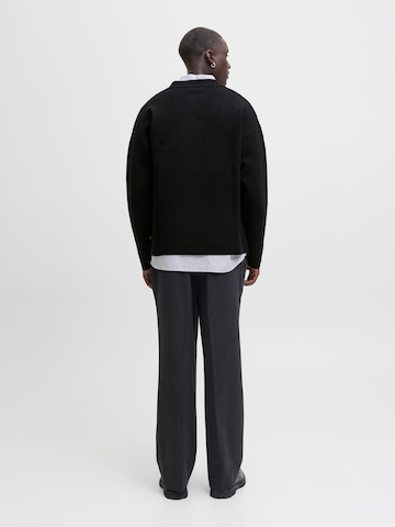 JACK & JONES Gebreid vest in Zwart