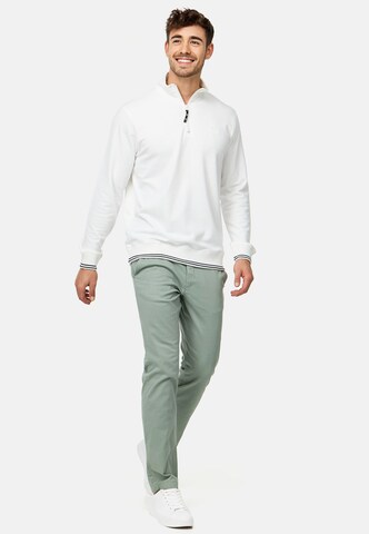 INDICODE JEANS Sweatshirt 'Nate' in White