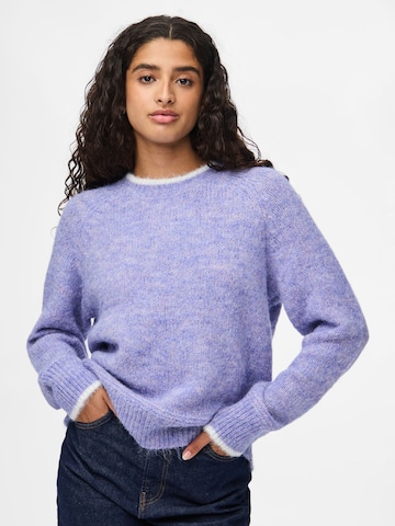 Pull-over 'PCIvy ' PIECES en violet : devant