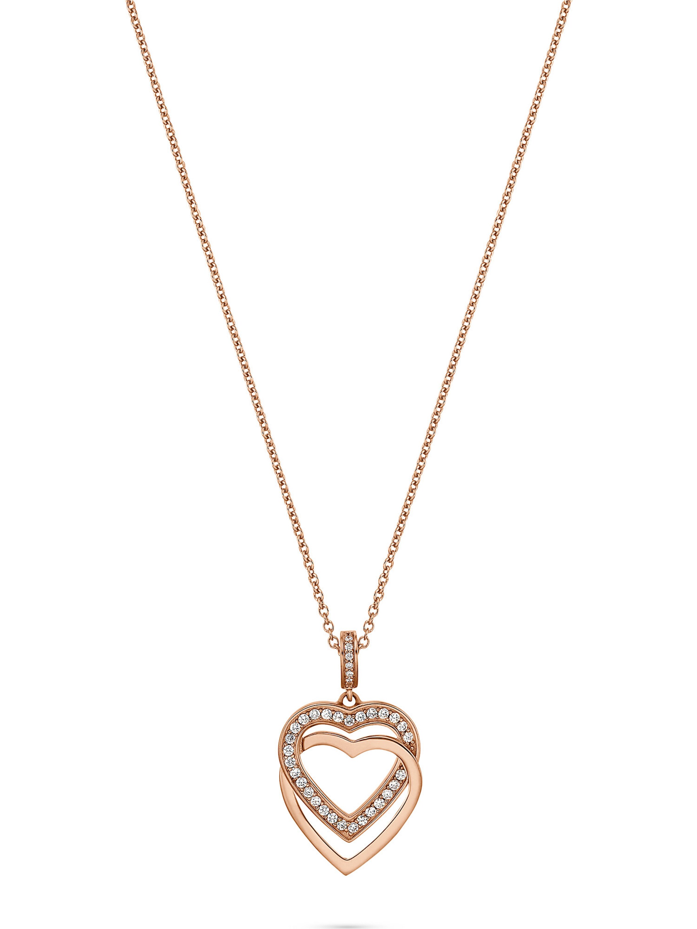 JETTE Necklace in Pink: front