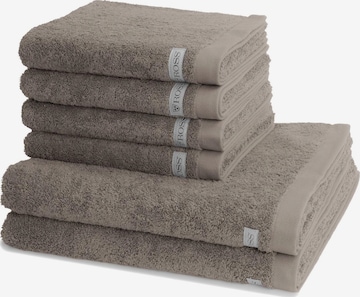 ROSS Handtuch 'Sinfonie' in Grau: Vorderseite