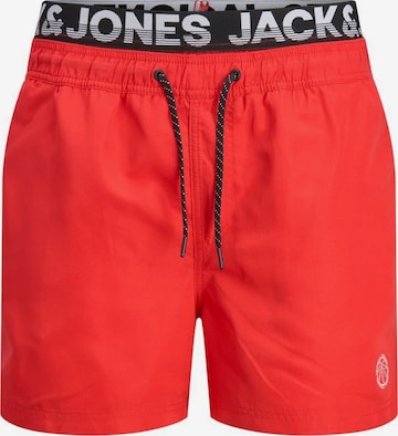 JACK & JONES Ujumispüksid 'Crete', värv punane: eest vaates