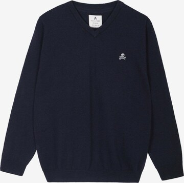 Scalpers Sweater in Blue: front