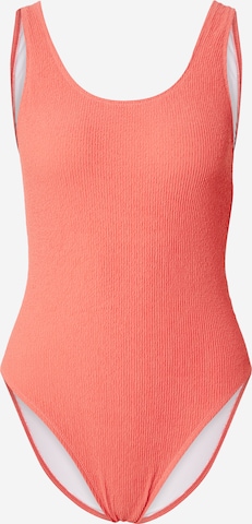 Champion Authentic Athletic Apparel T-Shirt Enodelne kopalke | oranžna barva: sprednja stran