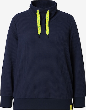 LAURASØN Sweatshirt in Blue: front