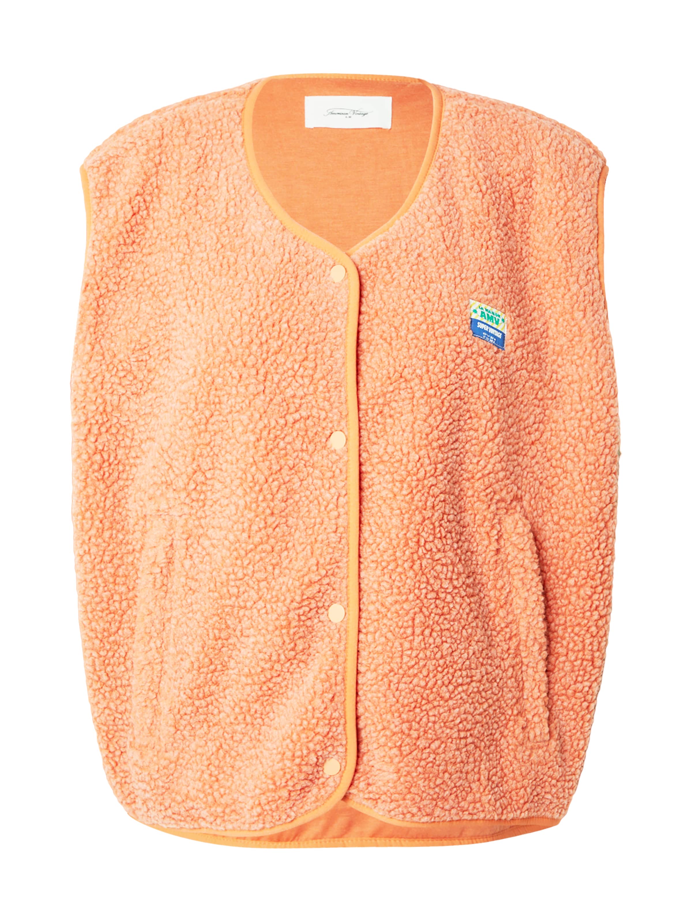 AMERICAN VINTAGE Bodywarmer 'HOKTOWN' in Oranje: voorkant
