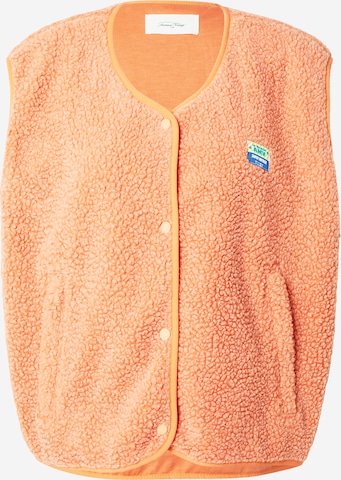 Gilet 'HOKTOWN' AMERICAN VINTAGE en orange : devant
