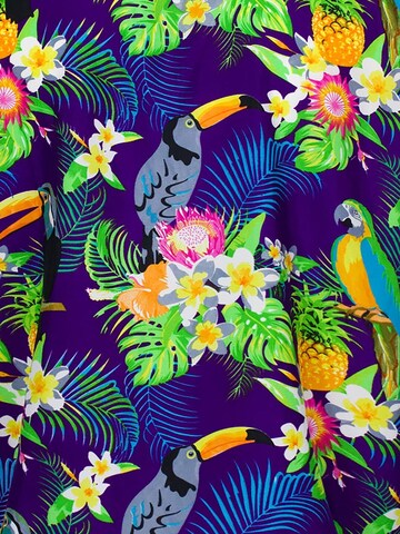 King Kameha Schal 'Parrot Cockatoo' in Lila