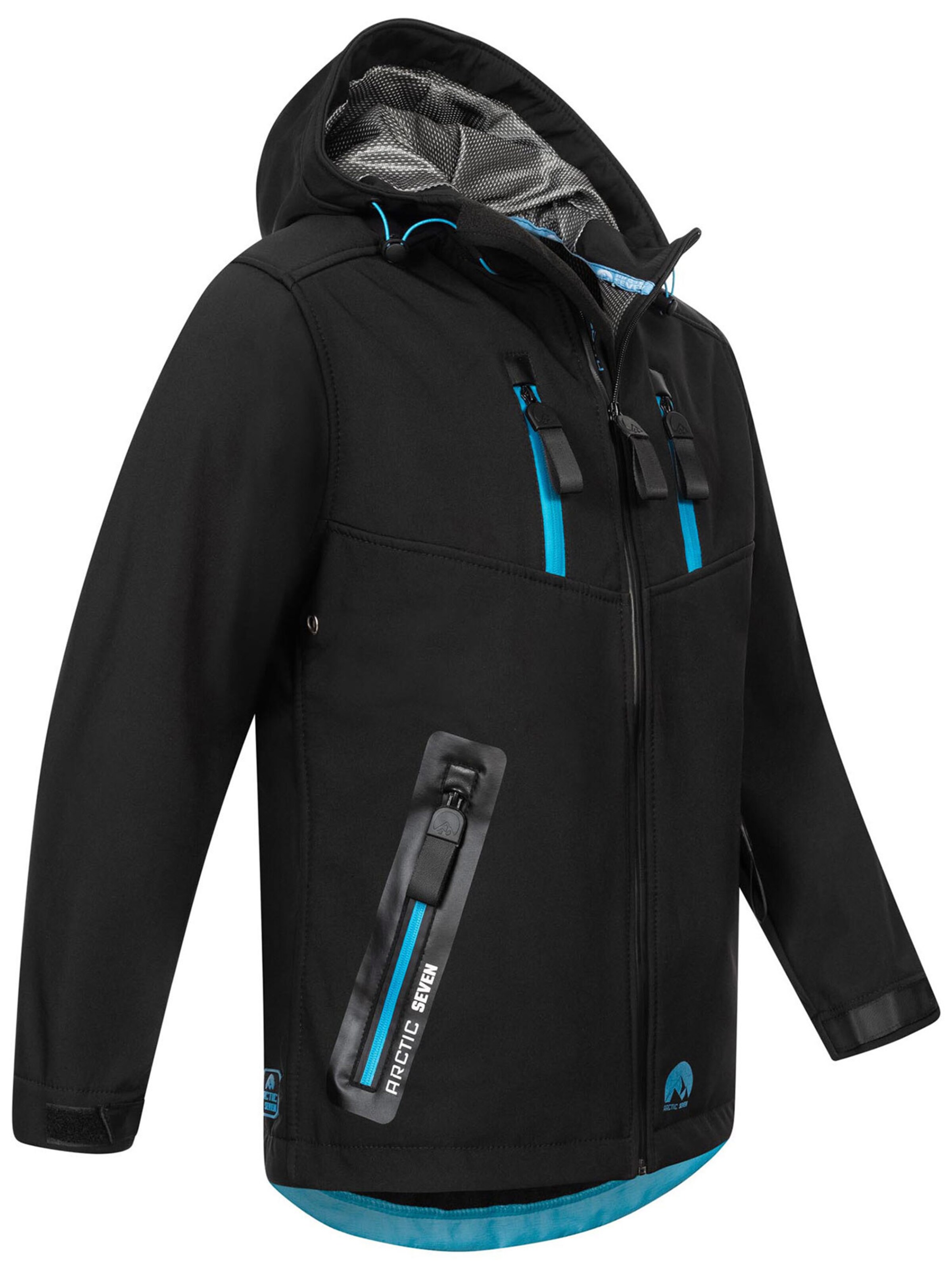 Arctic Seven Outdoor jacket 'AS306' in Black
