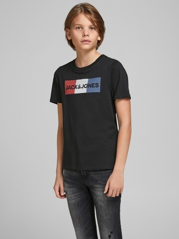 Jack & Jones Junior Majica | črna barva: sprednja stran