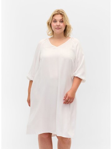 Zizzi Dress 'XWINONA' in White: front