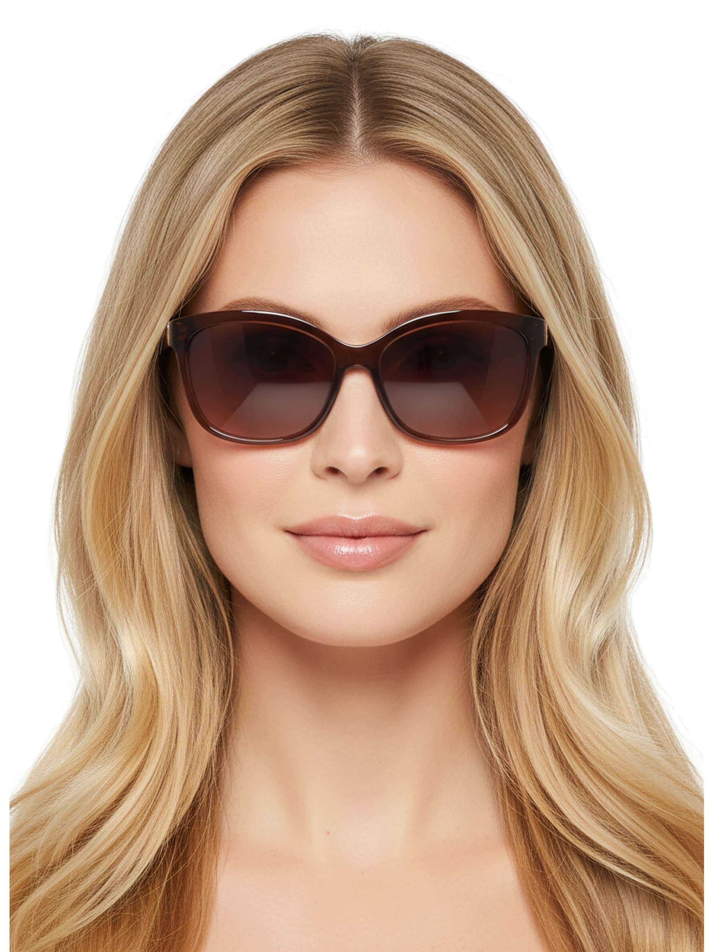 GUESS Sonnenbrille 'Sonnenbrille'‌‌ in Braun: Vorderseite