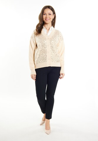 Cardigan 'Nowles' usha BLACK LABEL en beige