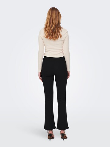 JDY Flared Pants 'ANNA' in Black