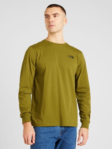 THE NORTH FACE Bluser & t-shirts i grøn: forside