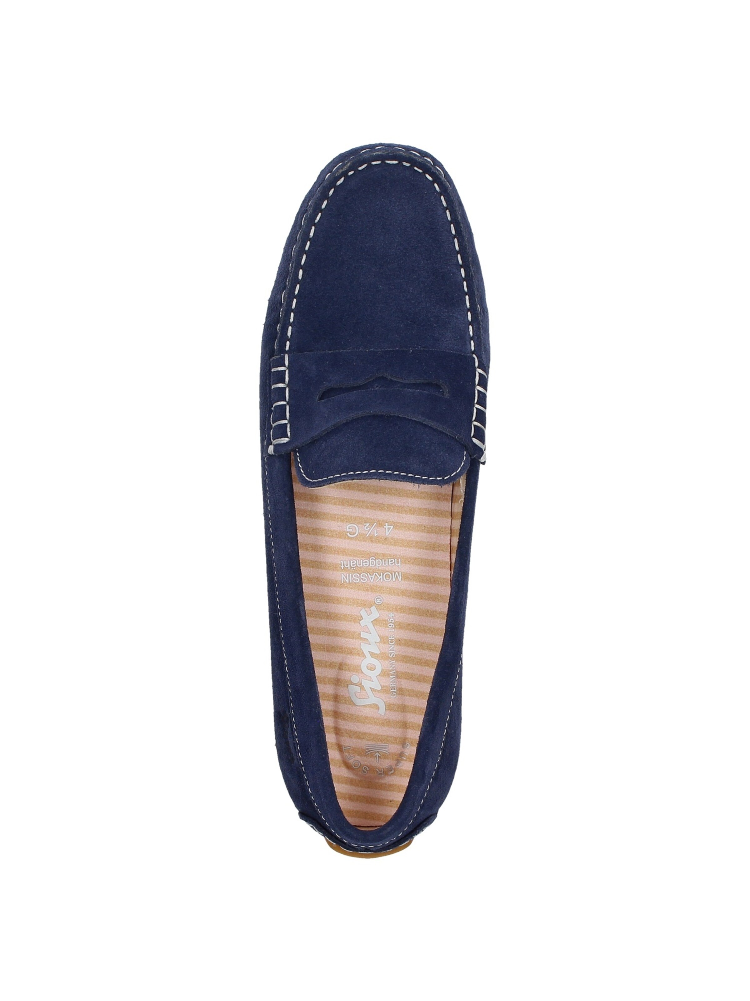 SIOUX Mocassins in Blauw