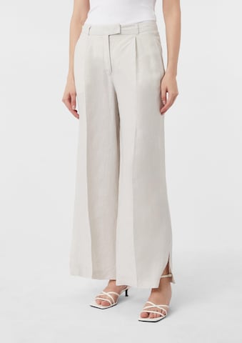 Regular Pantalon COMMA en beige