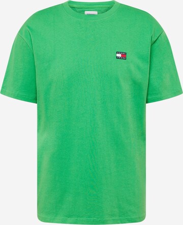 Tommy Jeans Shirt in Groen: voorkant