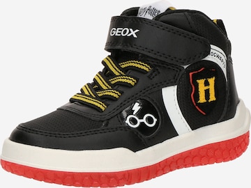 GEOX Tennarit 'BUZZERLIGHT' värissä musta: etupuoli
