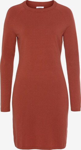 TAMARIS Knitted dress in Red: front