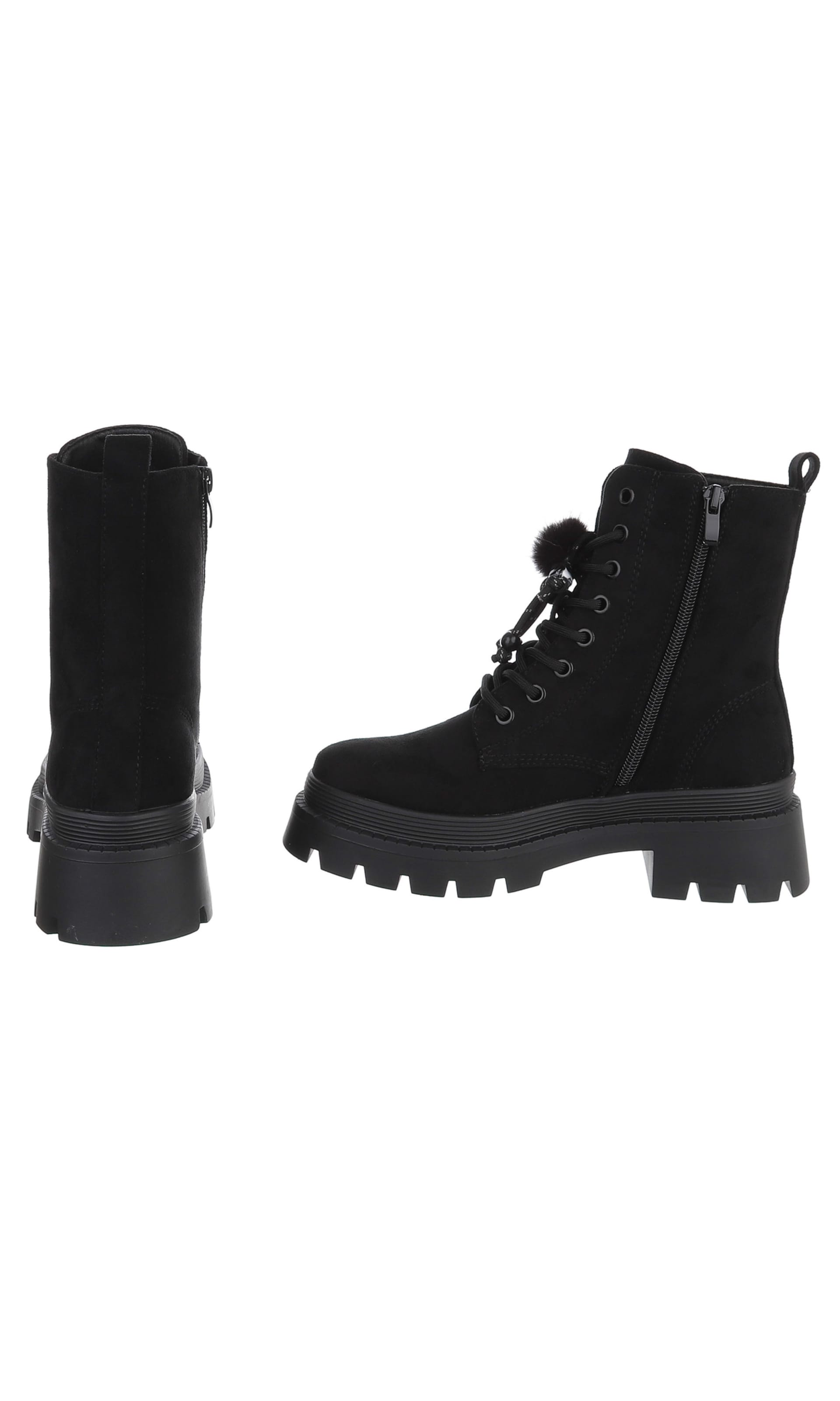Ital-Design Stiefelette in Schwarz
