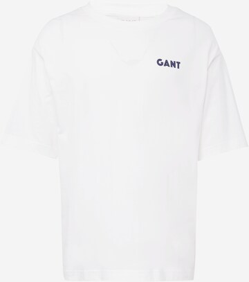 GANT - Camiseta en blanco: frente