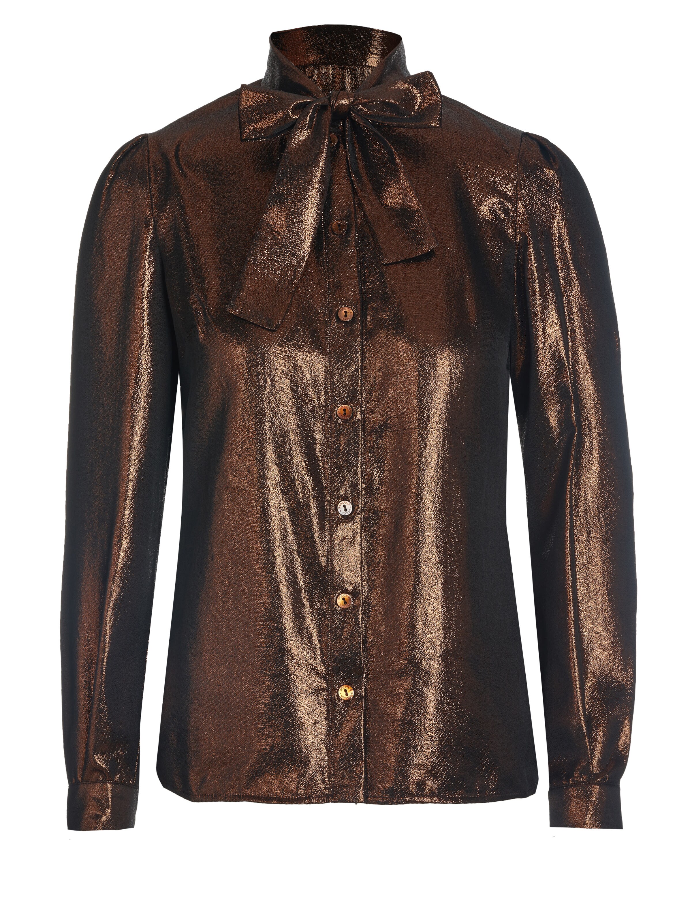 DOLCE & GABBANA Bluse 'Dolce & Gabbana Bluse'‌‌‌‌‌‌‌ in Braun: Vorderseite