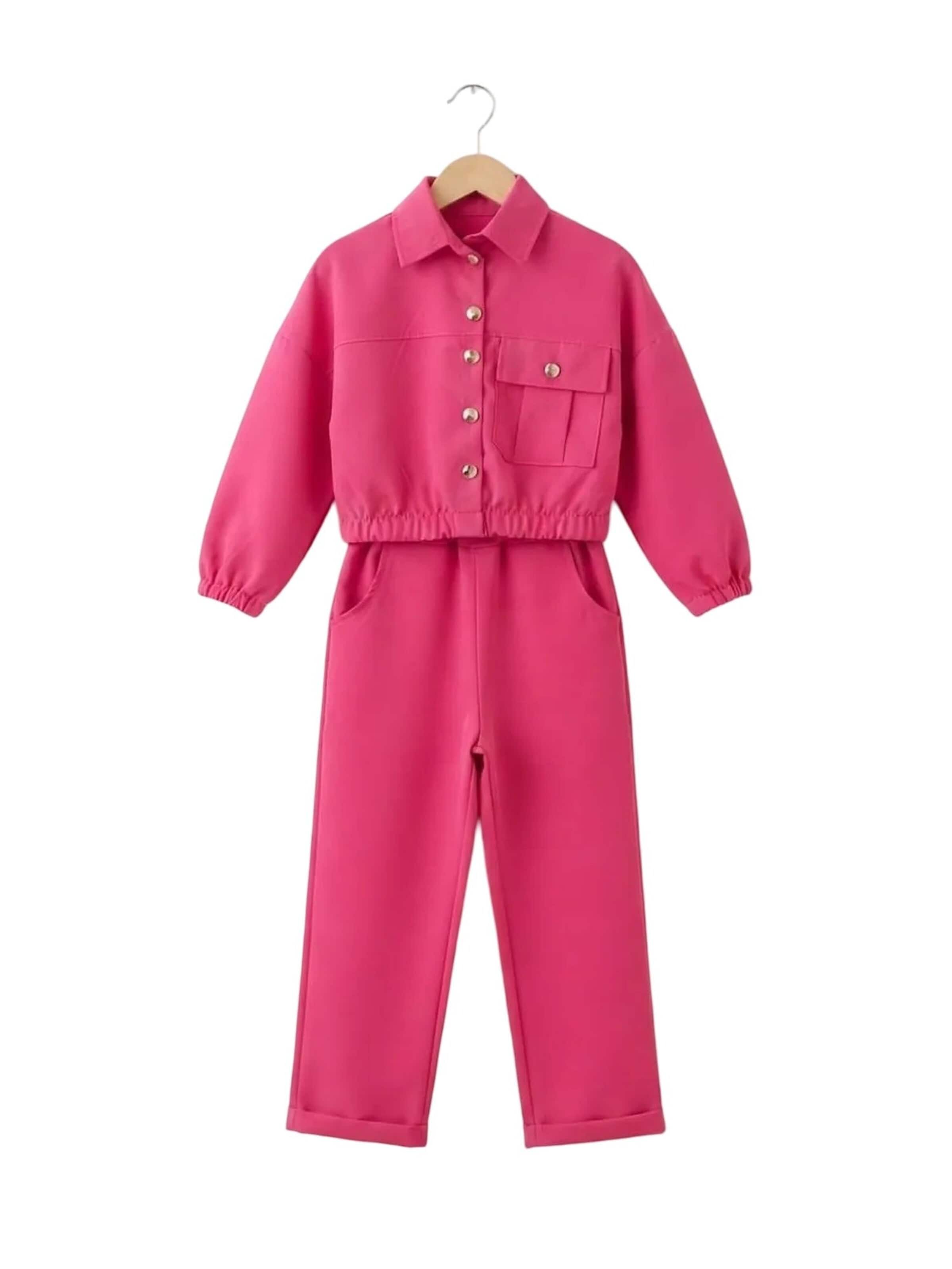 Set di Hilal Akinci Kids in rosa: frontale
