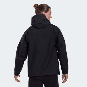 ADIDAS TERREX Zunanja jakna 'Utilitas Rain.Rdy ' | črna barva