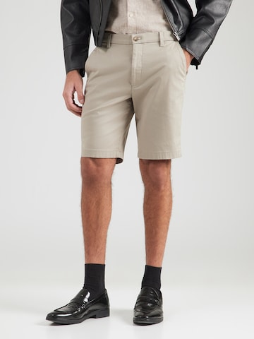 Calvin Klein Slimfit Chino nadrág - barna: elől