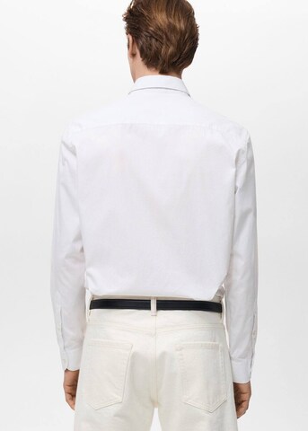 MANGO MAN Regular fit Button Up Shirt 'Donosti' in White
