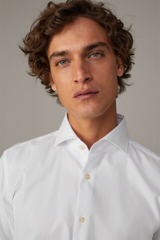 STRELLSON Slim fit Business shirt ' Sereno ' in White