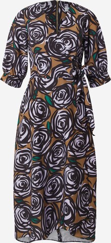 Closet London Dress in Mixed colors: front