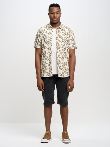 BIG STAR Regular Shorts 'Conner' in Grau