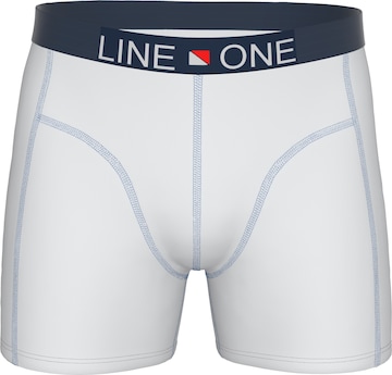 Line One Μποξεράκι 'Herren Boxershorts aus Baumwolle' σε λευκό: μπροστά