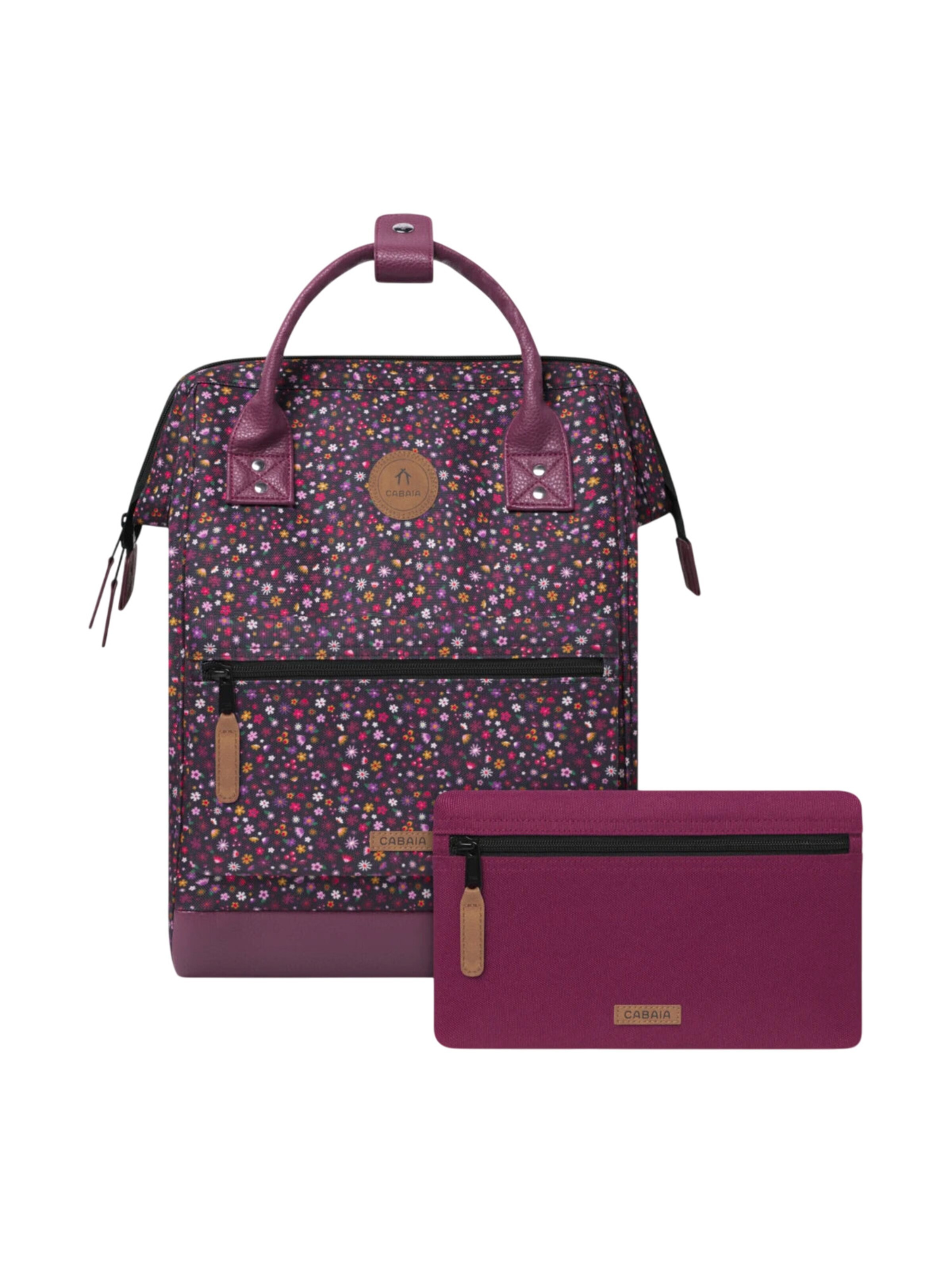 Cabaia Backpack 'Lausanne M' in Purple: front