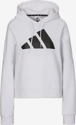 ADIDAS SPORTSWEARSportska sweater majica - bijela boja: prednji dio