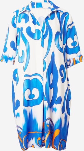Key Largo Košilové šaty 'SEA' – modrá: přední strana