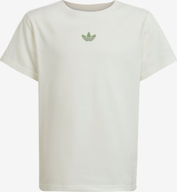 ADIDAS ORIGINALS Shirt 'Adidas Originals x Minecraft' in White: front