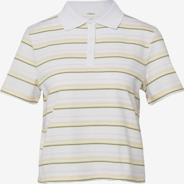 s.Oliver Shirt in Wit: voorkant