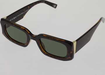 LE SPECS Sonnenbrille One Size in Braun: Vorderseite