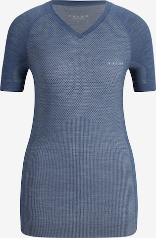 FALKE Base Layer in Blau: Vorderseite