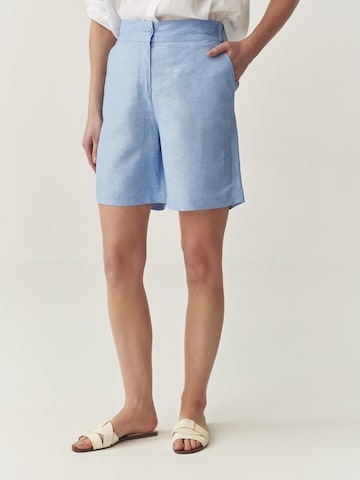 TATUUM Loosefit Broek in Blauw: voorkant