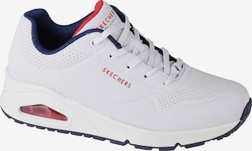 SKECHERS Обувь на шнуровке 'Uno-Stand on Air' в Белый: спереди