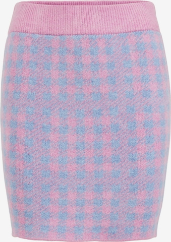 VILA Skirt 'Chekina' in Blue: front